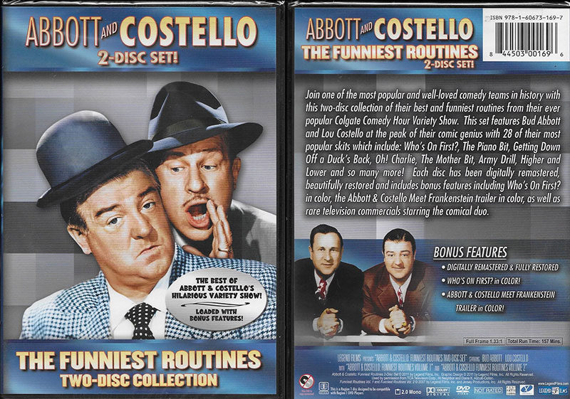 Abbott and Costello Funniest Routines 2-Disc Collection