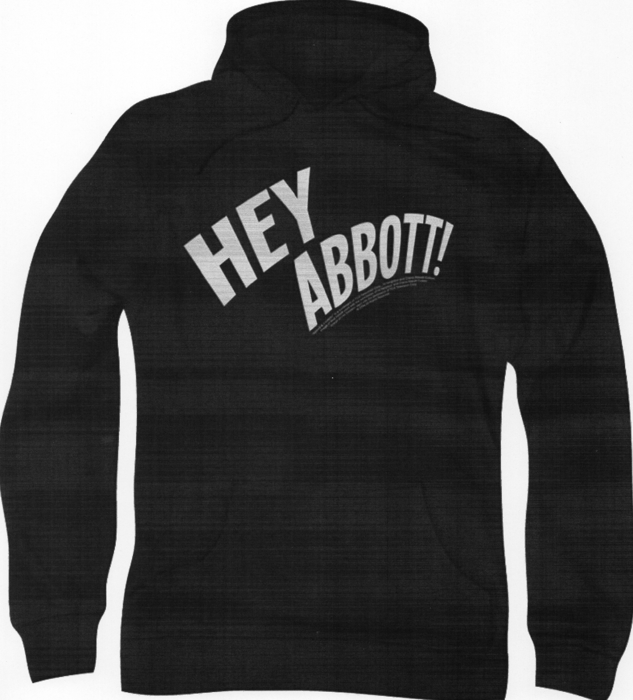 Hey Abbott! Pull-Over Hoodie - Click Image to Close