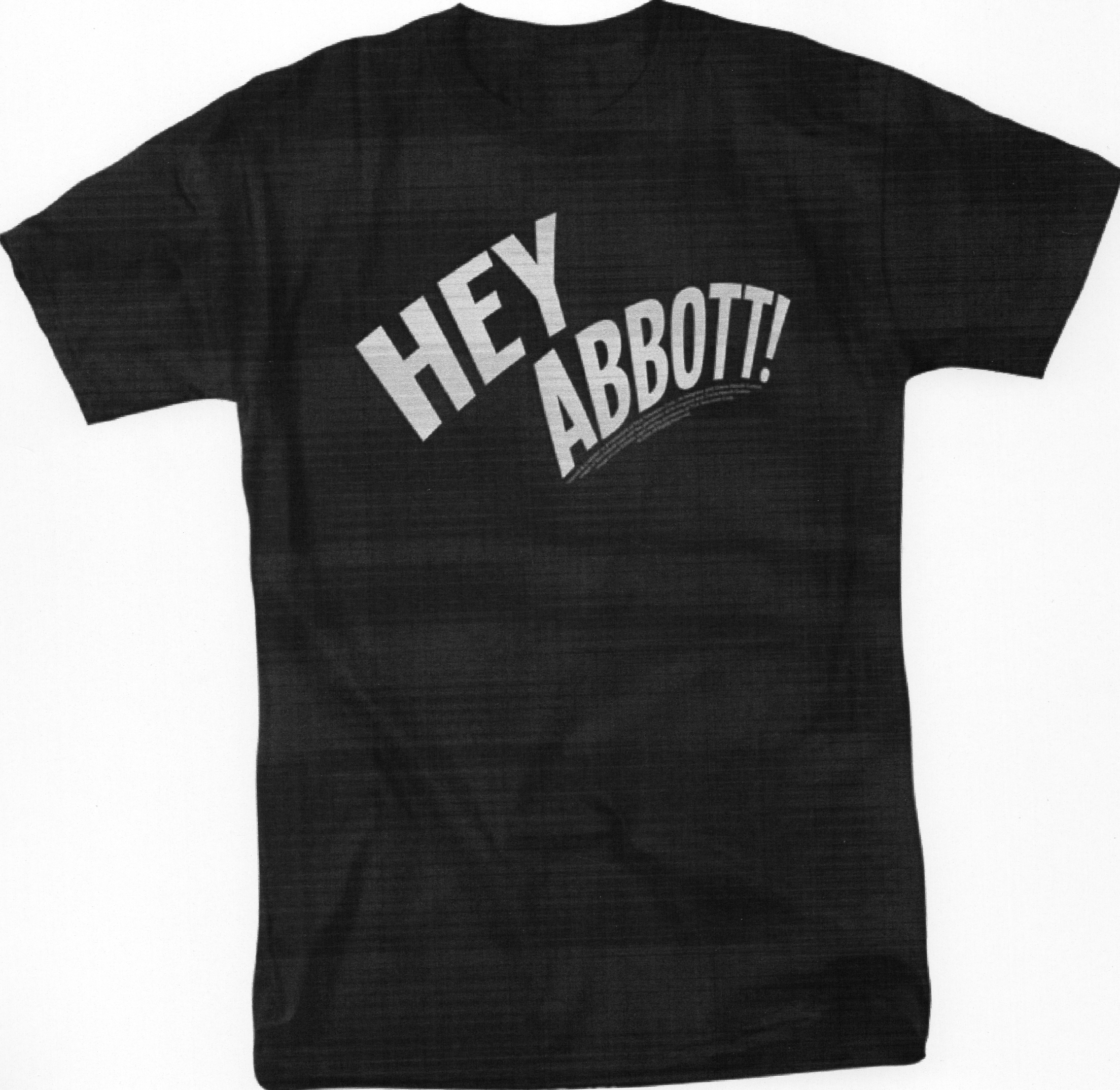 Hey, Abbott! Short Sleeve Tee - Click Image to Close