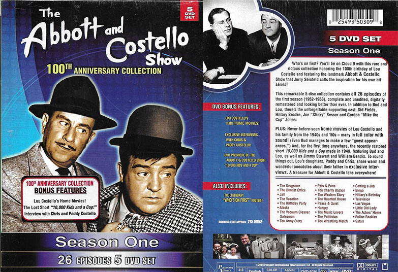 ABBOTT AND COSTELLO TELEVISION SHOW - Season One - Click Image to Close